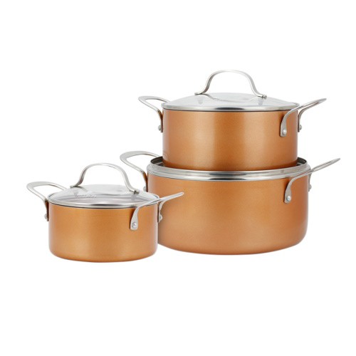 Bộ Nồi phủ sứ an toàn đáy từ Elmich Royal Classic EL-3700 Size 16