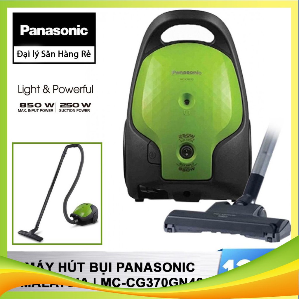 Máy hút bụi Panasonic MC-CG370GN46 (850W) Malaysia - Chính hãng