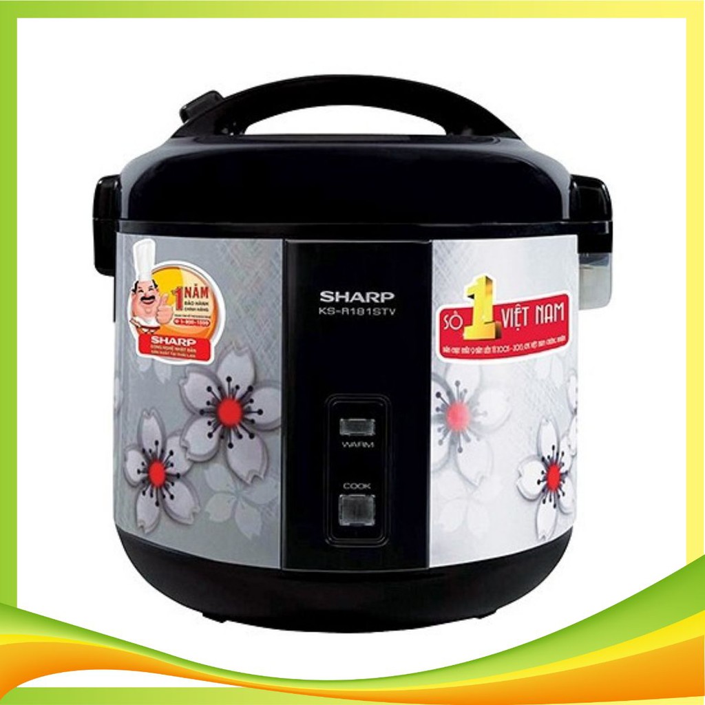 Nồi Cơm Điện Sharp KS-NR181STV - 1.8 Lít