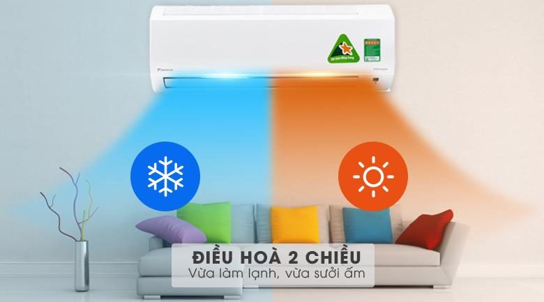 Điều hoà Daikin FTHF35RAVMV 2 chiều Inverter 12000BTU