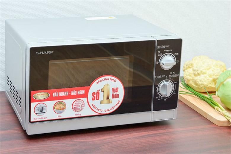 Lò vi sóng cơ Sharp R-205VN(S) Kiểu dáng lò nhỏ gọn rất thuận tiện cho việc lắp đặt và vệ sinh. Máu xám trung tính phù hợp nhiều không gian bếp.