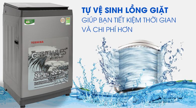 Máy giặt Toshiba 8 Kg K905DV(SG) Máy giặt Toshiba 8 Kg K905DV(SG)