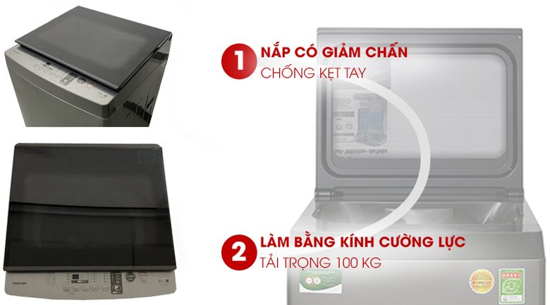 Máy giặt Toshiba 8 Kg K905DV(SG) Máy giặt Toshiba 8 Kg K905DV(SG)