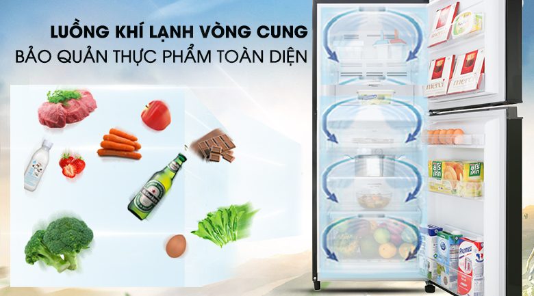 Tủ lạnh Toshiba Inverter 180 Lít GR-B22VU(UKG)