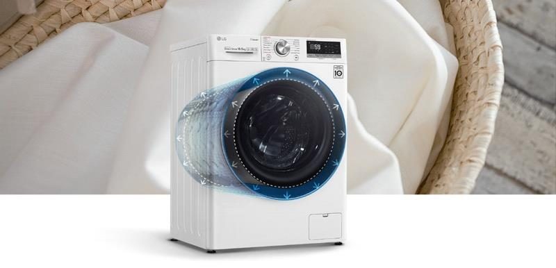 Máy giặt cửa ngang LG AI DD 9 kg FV1409S4W