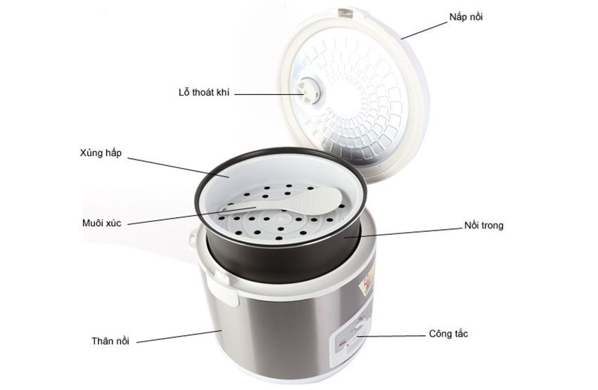 Nồi cơm điện Smart Cook EL-7167 1.8L