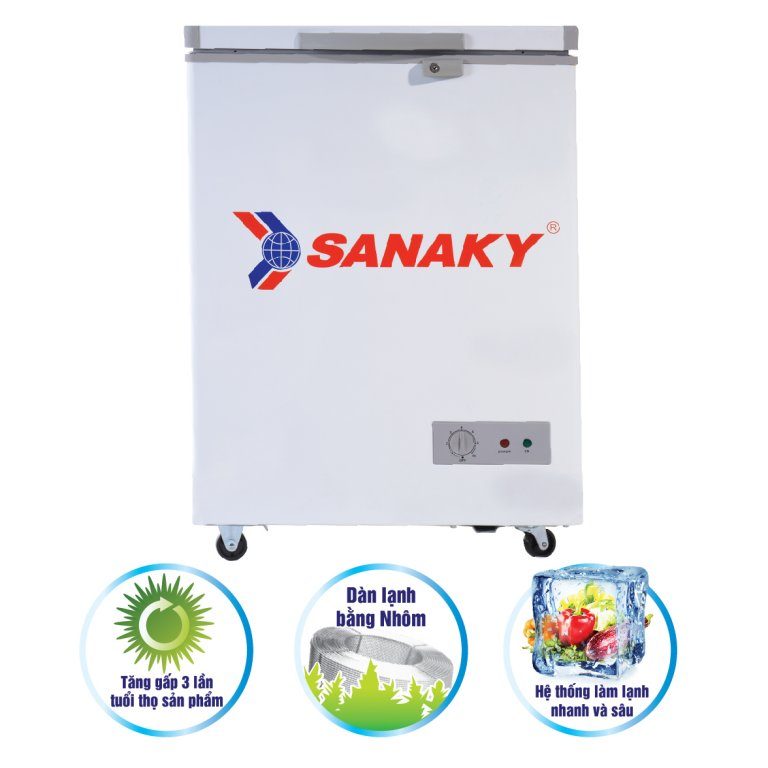 Tủ Đông 100 Lít SANAKY VH-150HY2