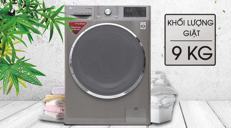 Máy giặt LG Inverter 9 kg FC1409S2E