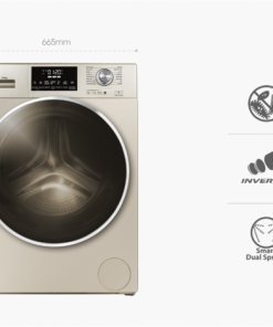 Máy giặt lồng ngang 10KG AQUA AQD-D1000C.N2