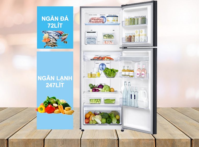 Tủ lạnh Samsung Inverter 319 lít RT32K5932BU/SV