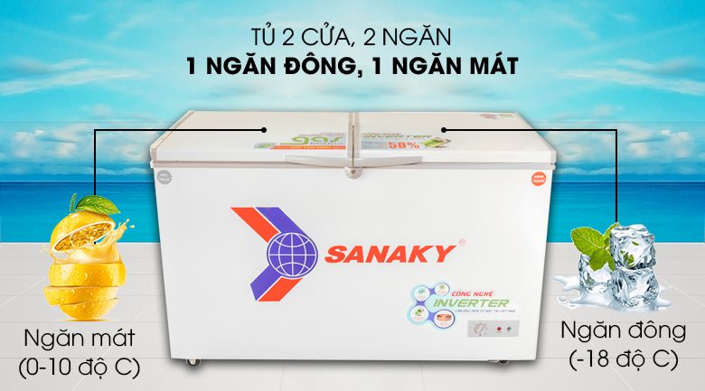 Tủ đông Sanaky Vh 4099w3 3