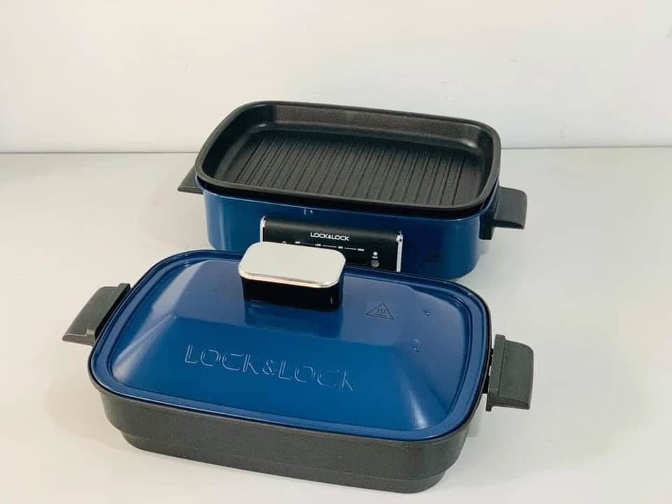 Nồi điện đa năng LocknLock 2.5L màu Navy EJG556