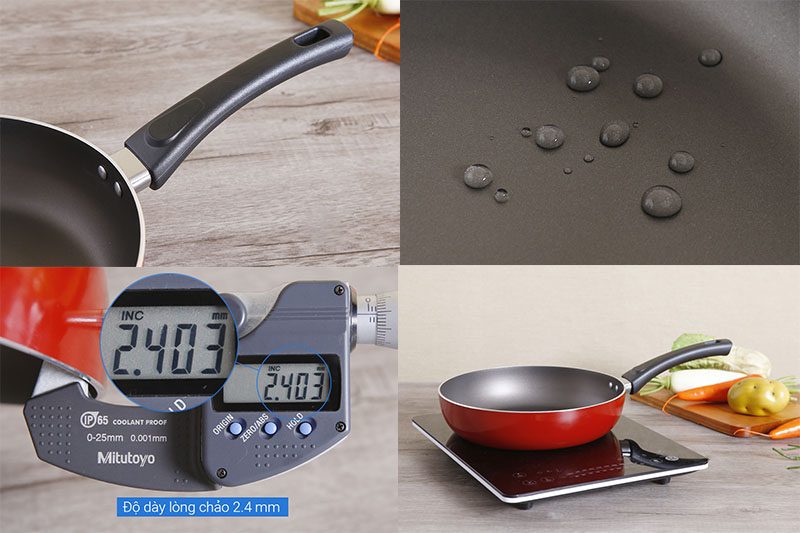 Bộ nồi chống dính Elmich EL- 1162 đáy từ (16-20-24cm, chảo 26cm)