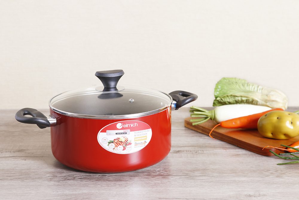 Bộ nồi chống dính Elmich EL- 1162 đáy từ (16-20-24cm, chảo 26cm)