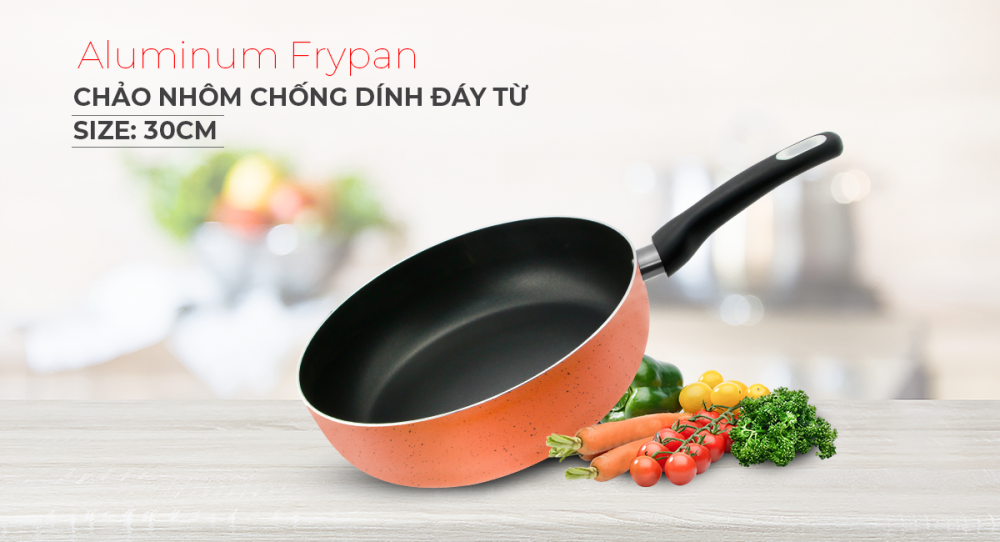 Chảo chống dính đáy từ Elmich EL-3826 size 30cm