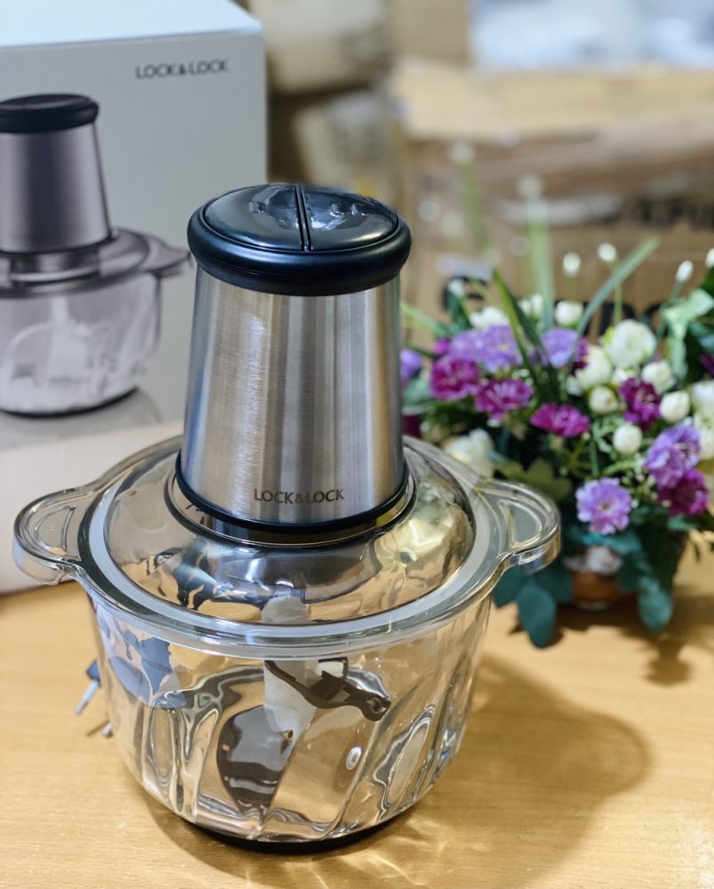 Máy Xay Thịt Cao Cấp Lock&Lock Meat Chopper EJM186SLV (Model 2021)