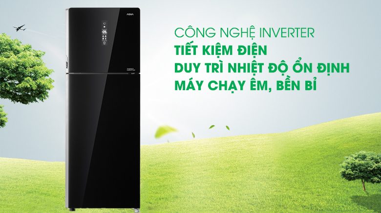 Tủ lạnh 2 cửa Aqua Inverter 291 lít AQR-T329MA (GB)