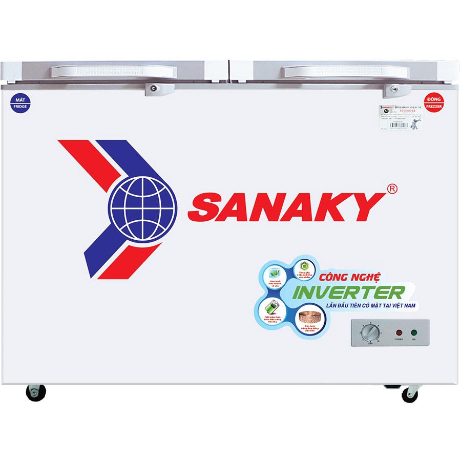 Tủ đông 280l Inverter Sanaky 2 Ngăn Vh 2899w3 2