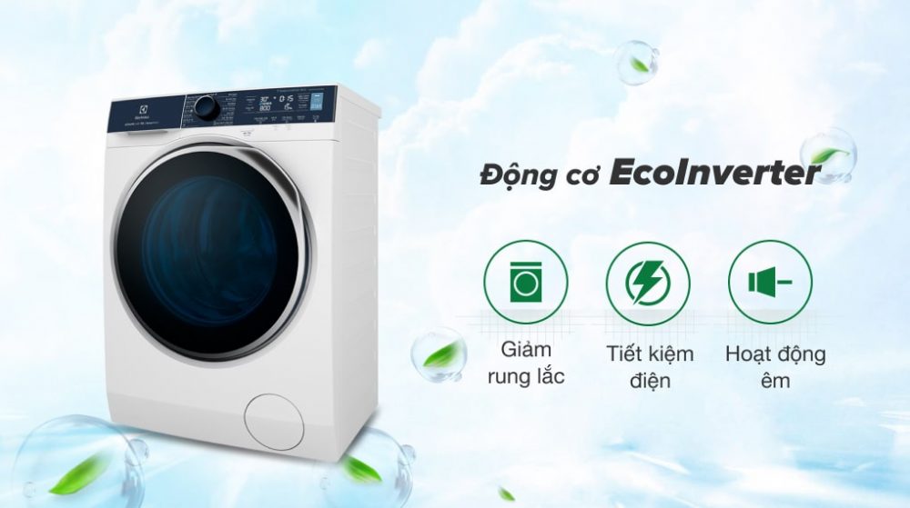 Máy giặt cửa trước 9 kg Electrolux Inverter EWF9042Q7WB