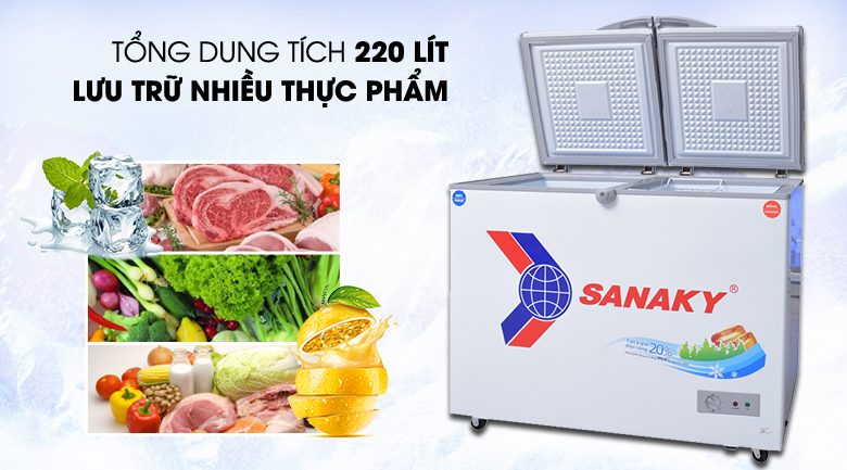 Tủ đông Sanaky Vh 2899w1 3
