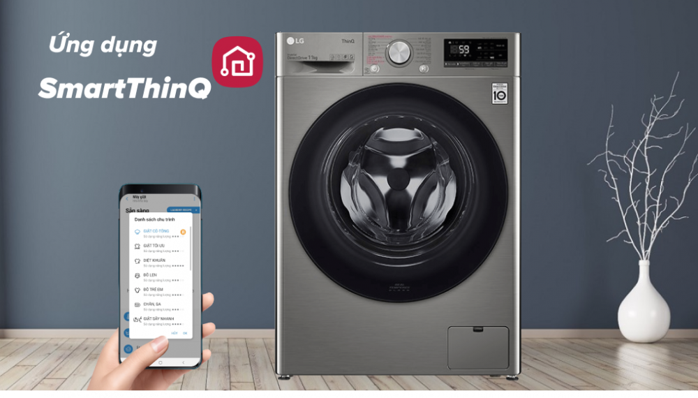 Máy giặt Inverter 11 kg LG FV1411S4P Máy giặt Inverter 11 kg LG FV1411S4P