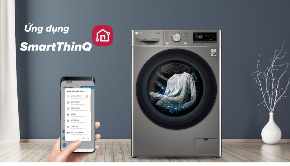 Máy giặt LG 10 kg Inverter FV1410S4P