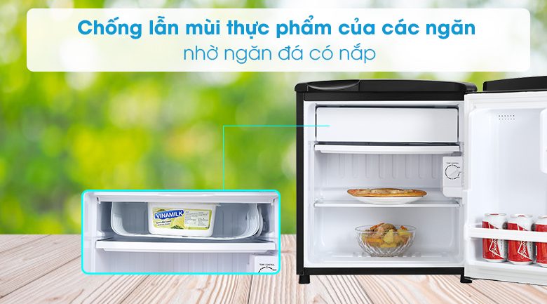 Tủ lạnh mini 50 lít Aqua AQR-D59FA (BS)