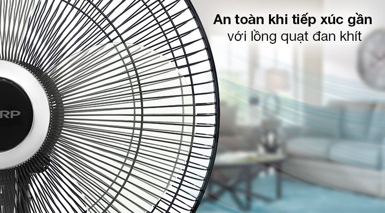 Quạt lửng Sharp có điều khiển từ xa PJ-L40RV-DG