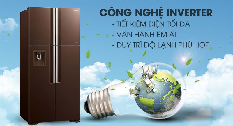 Tủ Lạnh Hitachi Inverter 540 Lít R Fw690pgv7x Gbk (4)