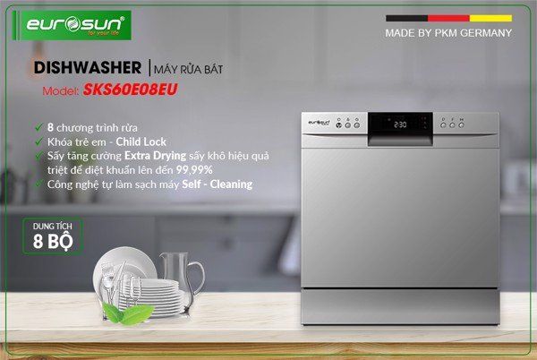 Máy rửa chén bát Eurosun SKS60EU08EU