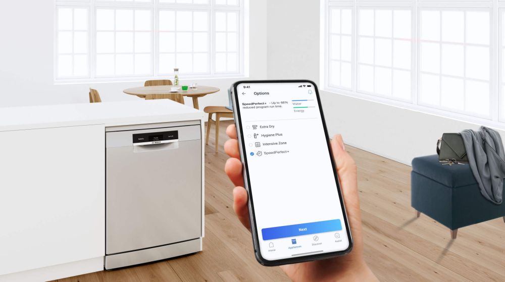 Máy rửa bát Bosch SMS2IVI61E - Kết Nối Thông Minh, Dọn Rửa Nhẹ Nhàng