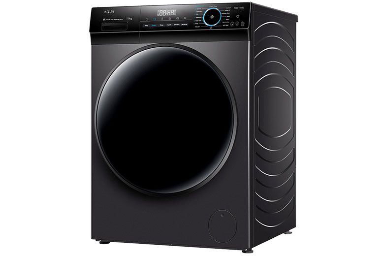 Máy giặt Aqua 10 kg Inverter AQD-D1003G.BK lồng ngang