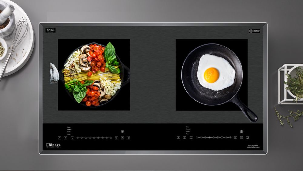 Bếp Điện Từ Đôi Cảm Ứng Binova BI-1088GM 5200W Bếp Điện Từ Đôi Cảm Ứng Binova BI-1088GM 5200W