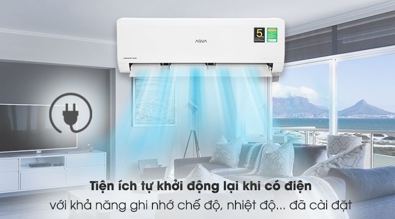 Điều hòa Aqua Inverter 1HP AQA-KCRV10WNZA Điều hòa Aqua Inverter 1HP AQA-KCRV10WNZA