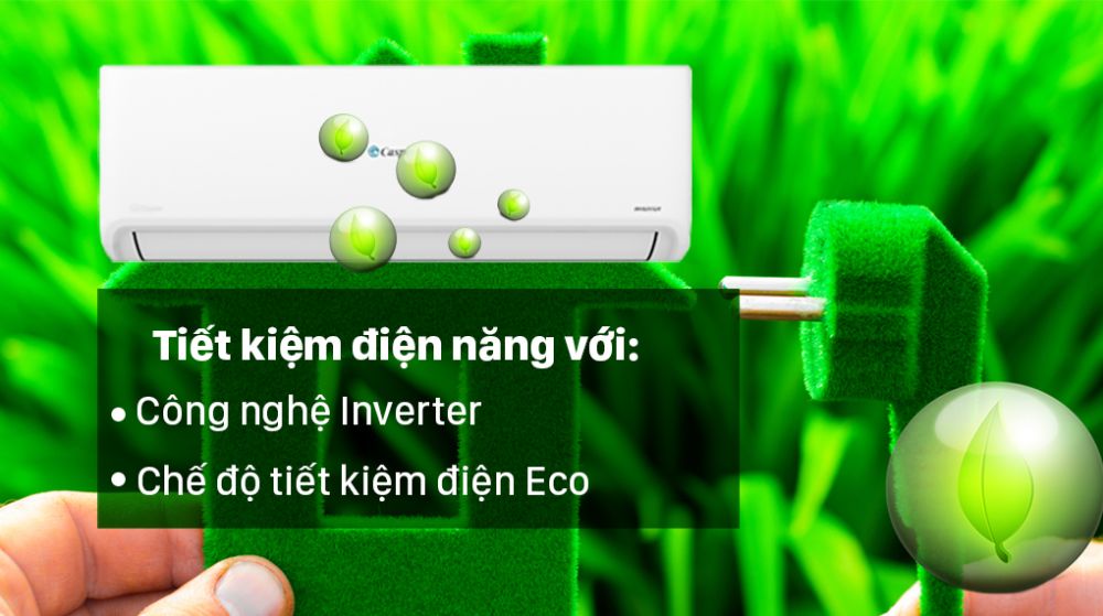 Điều hòa Casper 1 chiều Inverter 12.000BTU GC12IS33 Điều hòa Casper 1 chiều Inverter 12.000BTU GC12IS33