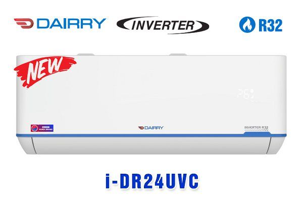 Điều hòa Dairry 1 chiều inverter i-DR24UVC 24.000btu