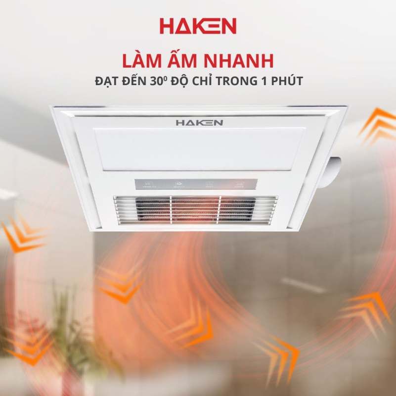 Sưởi âm trần đa năng 4 trong 1 HAKEN HK-QS33