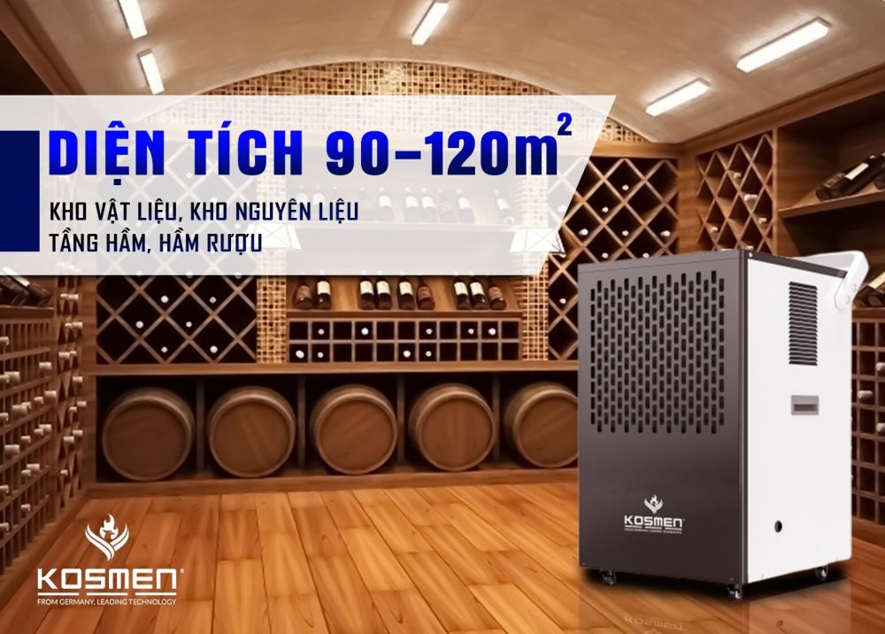 Máy hút ẩm công nghiệp Kosmen KM - 90S
