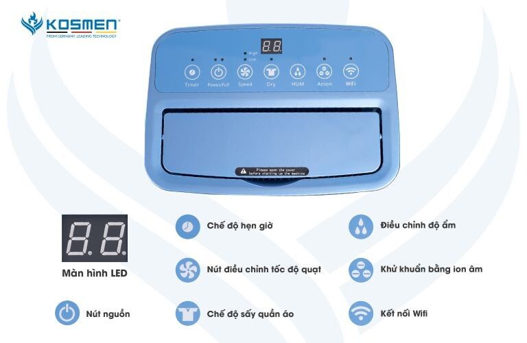 Máy hút ẩm điện tử Kosmen KM-20N Máy hút ẩm điện tử Kosmen KM-20N