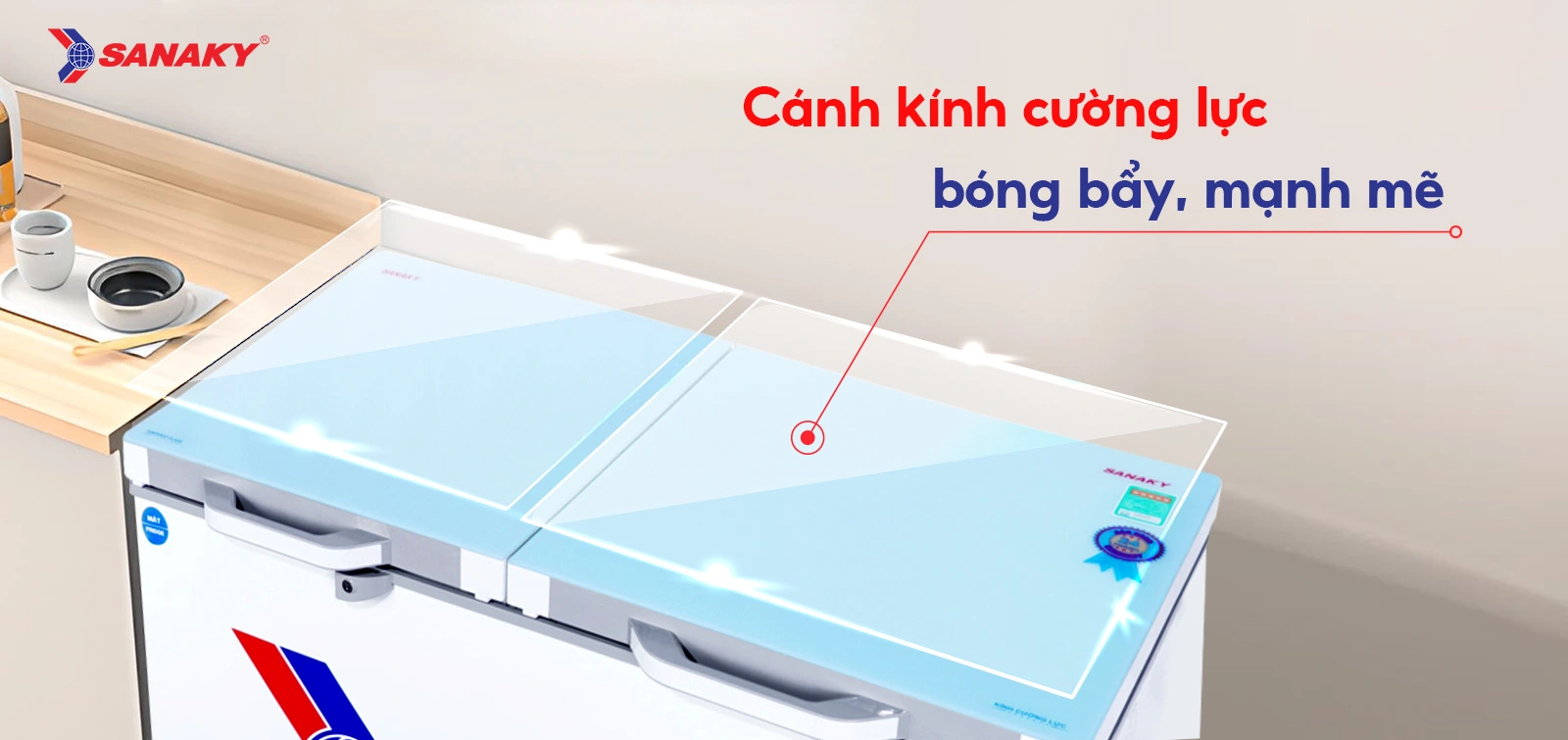 Cánh kính cường lực bóng bẩy mạnh mẽ