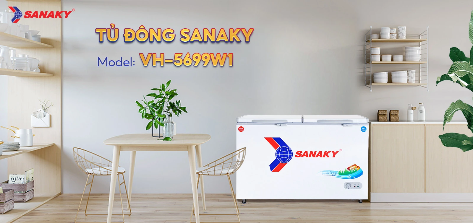 Tủ Đông Sanaky VH-5699W1