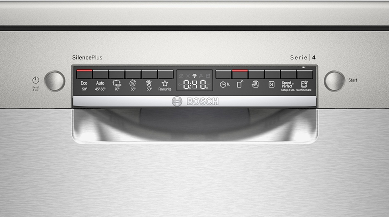 Máy rửa chén độc lập Bosch SMS4ECI26E - Bảng điều khiển kèm màn hình LED hiện đại
