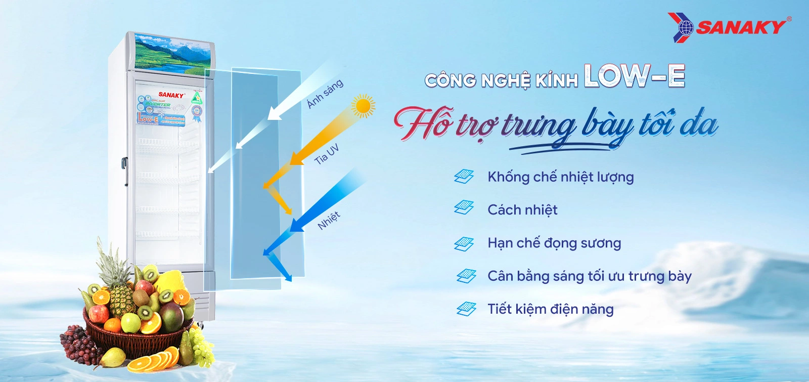Công nghệ kính Low-E hỗ trợ trưng bày tối đa Công nghệ kính Low-E hỗ trợ trưng bày tối đa
