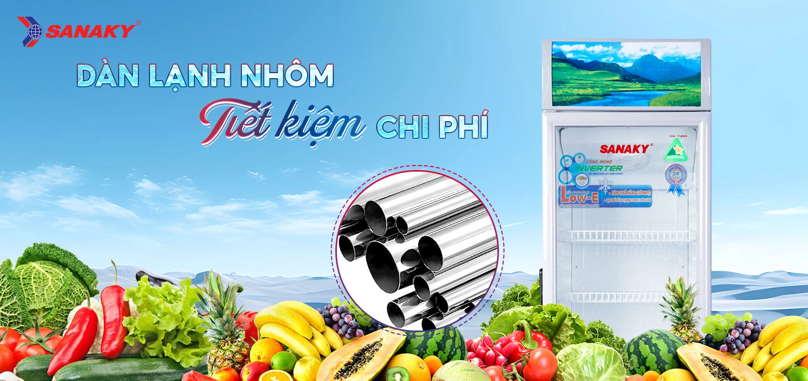 Dàn lạnh nhôm tiết kiệm chi phí Dàn lạnh nhôm tiết kiệm chi phí