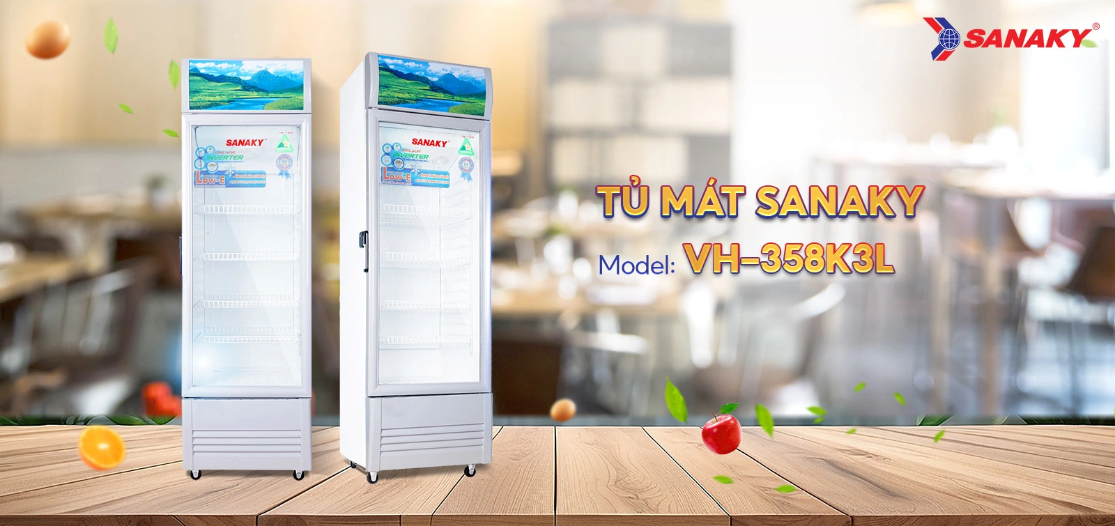 Tủ Mát Sanaky VH-358K3L Tủ Mát Sanaky VH-358K3L
