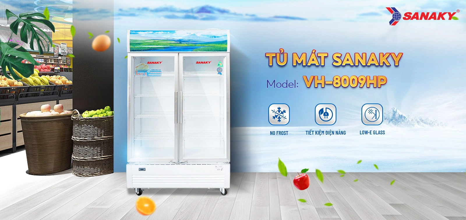 Tủ Mát Sanaky VH-8009HP
