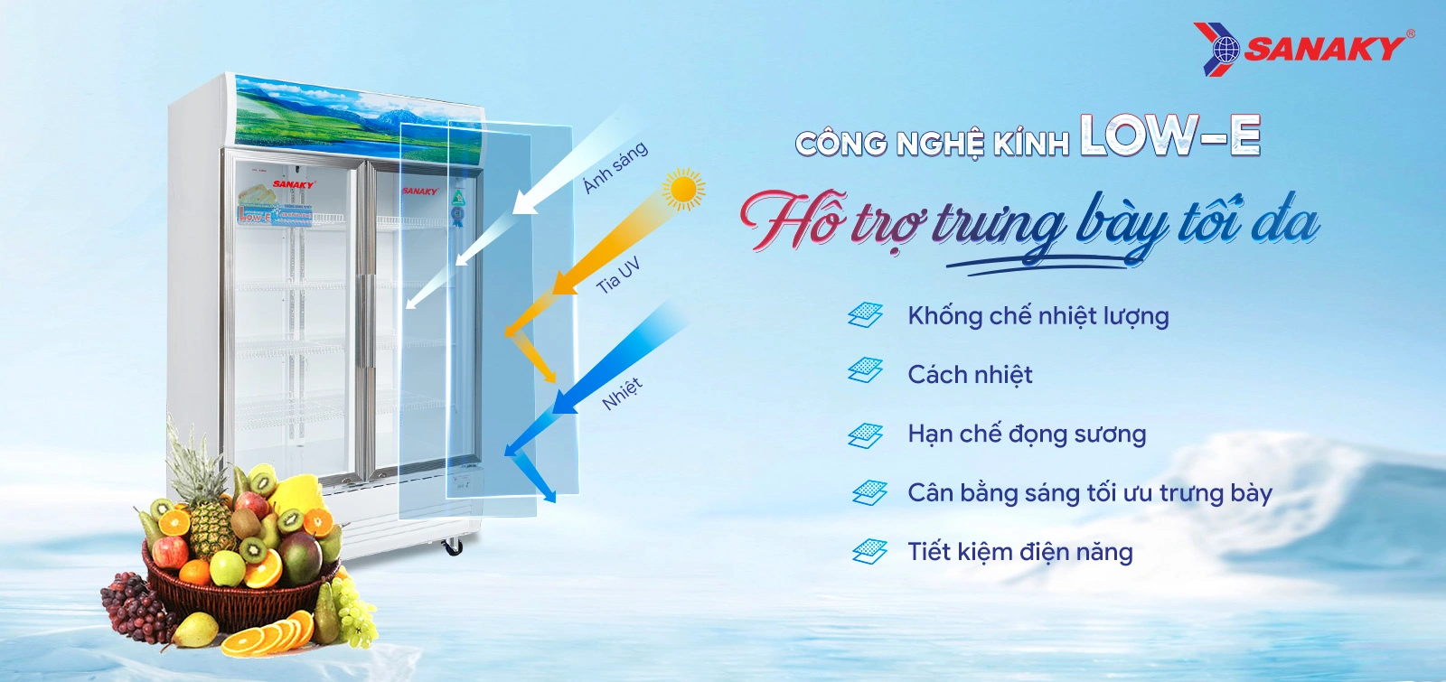 Công nghệ kính Low-E hỗ trợ trưng bày tối đa