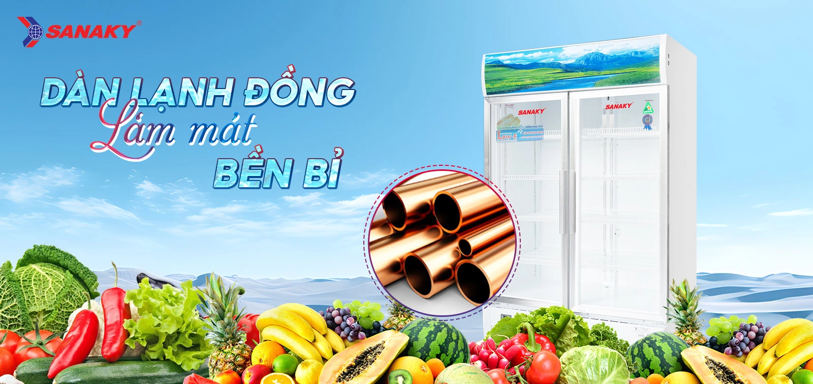 Dàn lạnh đồng làm mát bền bỉ