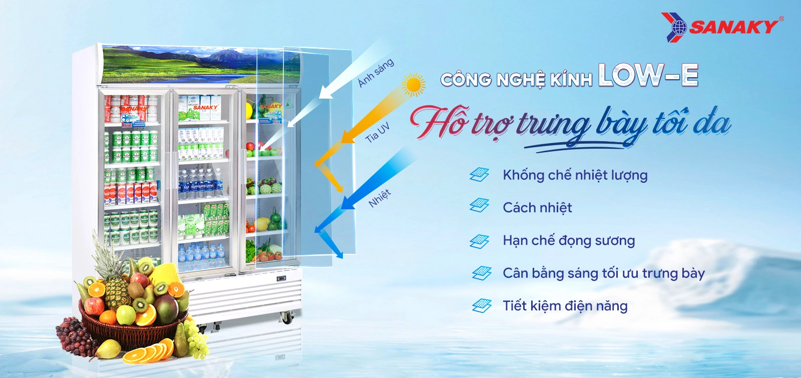 Công nghệ kính Low-E hỗ trợ trưng bày tối đa
