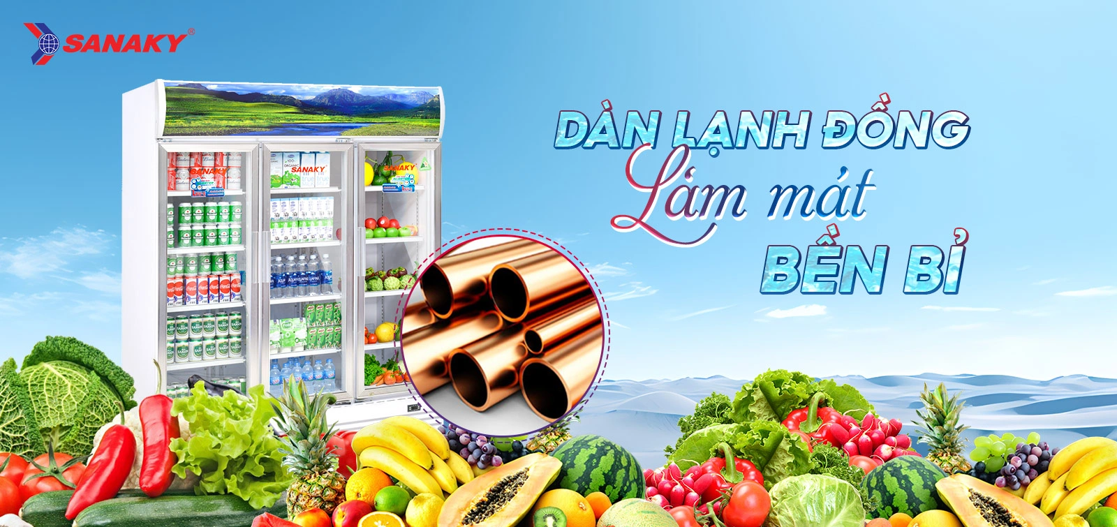 Dàn lạnh đồng làm mát bền bỉ
